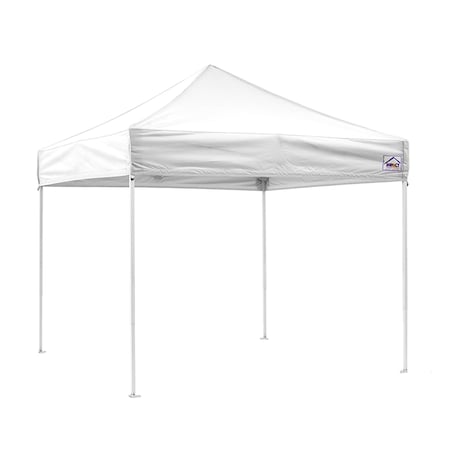 Impact Canopy TL Kit 10 FT x 10 FT  Steel Canopy with Roller Bag, White 040010001
